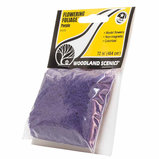 Woodland Scenics F177 Purple Flowering Foliage Scenic Brush Foliage Flock