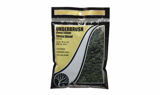 Woodland Scenics FC139 Forest Blend Underbrush Bag Scenic Brush Foliage Flock