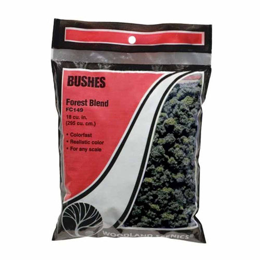 Woodland Scenics FC149 Forest Blend Bushes Bag Scenic Brush Foliage Flock