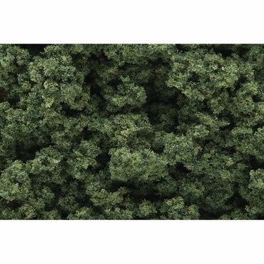 Woodland Scenics FC183 Med Green Clump Foliage - Bag Scenic Brush Flock