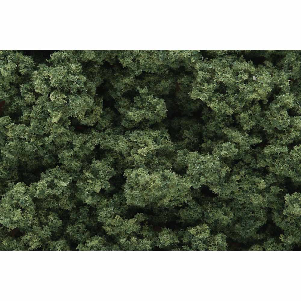 Woodland Scenics FC183 Med Green Clump Foliage - Bag Scenic Brush Flock