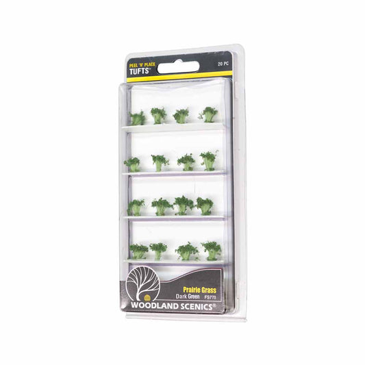 Woodland Scenics FS778 Dark Green Prairie Grass Scenic Brush Foliage Flock