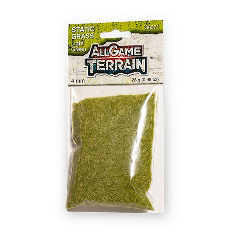 All Game Terrain 6571 4mm Light Green Static Grass Wargaming Miniature Base Terrain & Diorama