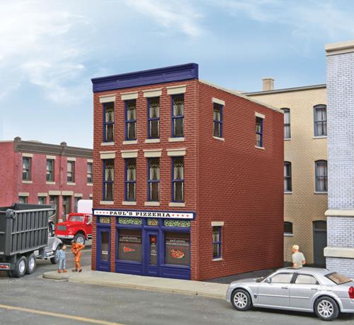 Walthers Trainline 931-813 Paul's Pizzeria (Pre-Built) HO