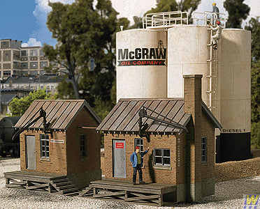 Walthers Cornerstone McGraw Oil Company Building Kit HO Gauge WH933-2913