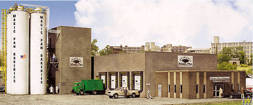 Walthers Cornerstone Magic Pan Commercial Bakery Building Kit HO Gauge WH933-2915