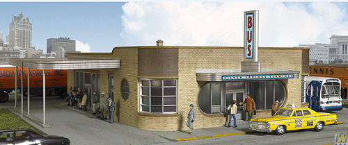Walthers Cornerstone Silver Springs Bus Terminal Building Kit HO Gauge WH933-2934