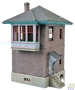 Walthers Cornerstone PRR Block and Interlocking Station Building Kit HO Gauge WH933-2982
