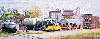 Walthers Cornerstone Interstate Fuel and Oil Building Kit HO Gauge WH933-3006