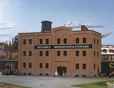 Walthers Cornerstone Reliable Warehouse and Storage Building Kit HO Gauge WH933-3014