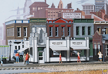 Walthers Cornerstone White Tower Restaurant Building Kit HO Gauge WH933-3030