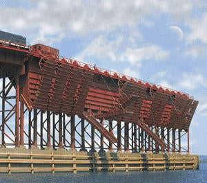 Walthers Cornerstone Ore Dock Building Kit HO Gauge WH933-3065