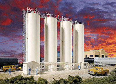 Walthers Cornerstone Plastic Pellet Transfer Building Kit HO Gauge WH933-3081