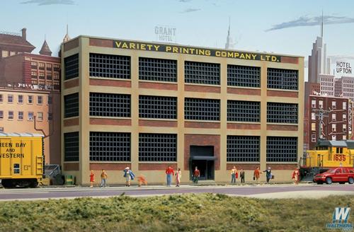 Walthers Cornerstone Variety Printing Background Building Kit HO Gauge WH933-3161