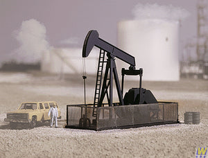 Walthers Cornerstone Walking Beam/Horse Head Oil Pump Building Kit HO Gauge WH933-3170