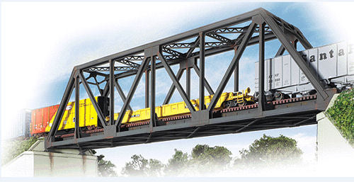 Walthers Cornerstone Single Track Railroad Truss Bridge Building Kit HO Gauge WH933-3185