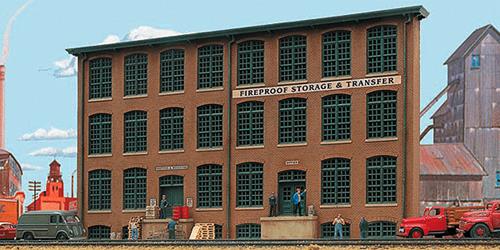 Walthers Cornerstone Fireproof Storage and Transfer Background Building Kit HO Gauge WH933-3189