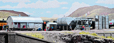 Walthers Cornerstone Interstate Fuel and Oil Building Kit N Gauge WH933-3200