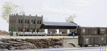 Walthers Cornerstone Water Street Freight Terminal Building Kit N Gauge WH933-3201