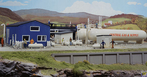 Walthers Cornerstone Central Gas and Supply Building Kit N Gauge WH933-3213