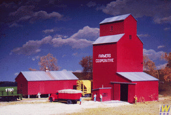 Walthers Cornerstone Farmer's Co-op Building Kit N Gauge WH933-3238