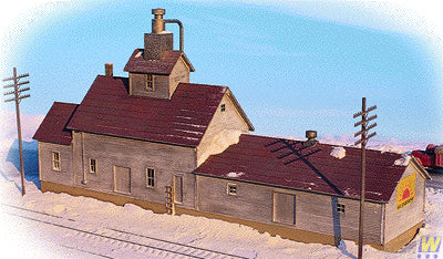 Walthers Cornerstone Sunrise Feed Mill Building Kit N Gauge WH933-3239