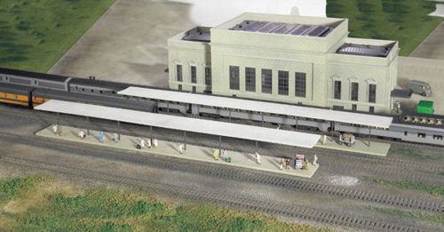 Walthers Cornerstone Butterfly Style Station Platform Shelter Building Kit N Gauge WH933-3258