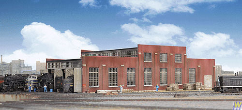 Walthers Cornerstone Modern Roundhouse Three Stall Building Kit N Gauge WH933-3260