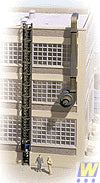 Walthers Cornerstone Caged Ladders (5) and Vents (5) Building Kit HO Gauge WH933-3515