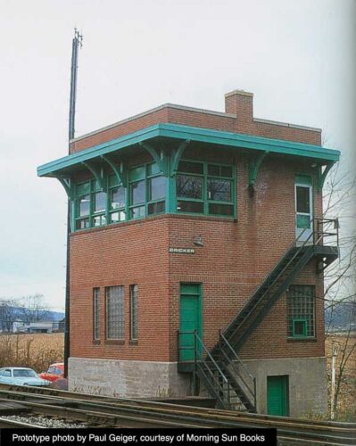 Walthers Cornerstone 933-3554 Pennsylvania Rail. Brick Interlocking Tower Kit HO