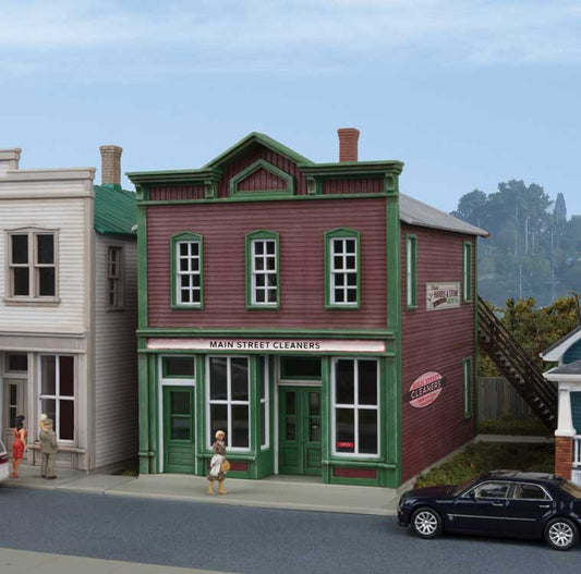 Walthers Cornerstone Main Street Cleaners Snap-Together Building Kit HO Gauge WH933-3667