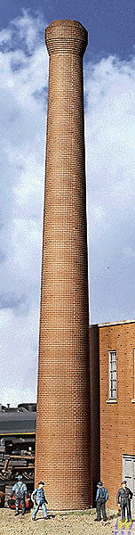 Walthers Cornerstone One Piece Brick Smokestacks 2pc (Pre-Built) HO Gauge WH933-3728