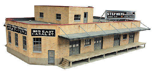 Walthers Cornerstone Grocery Distributor Building Kit HO Gauge WH933-3760