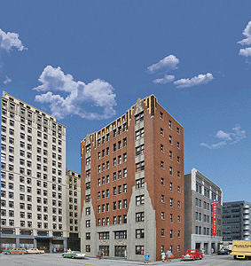 Walthers Cornerstone City Apartment Background Building Kit HO Gauge WH933-3770