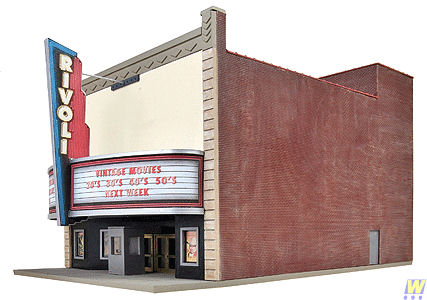 Walthers Cornerstone Rivoli Theatre Building Kit HO Gauge WH933-3771