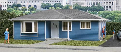 Walthers Cornerstone Framed Ranch Tract House Building Kit HO Gauge WH933-3775