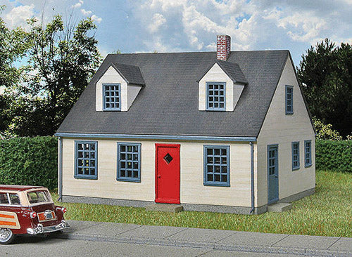 Walthers Cornerstone Cape Cod House Building Kit HO Gauge WH933-3776