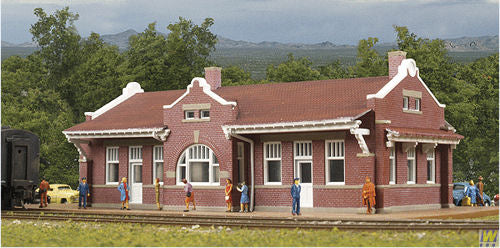 Walthers Cornerstone ATSF Brick Depot Building Kit HO Gauge WH933-3803