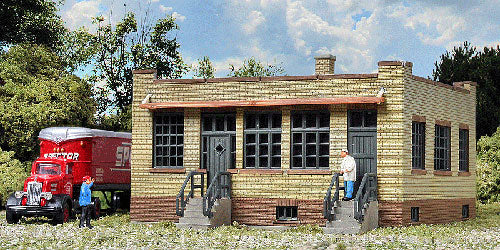 Walthers Cornerstone Industrial Office Building Kit N Gauge WH933-3834