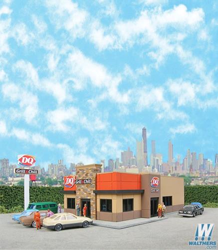 Walthers Cornerstone DQ Grill and Chill Building Kit N Gauge WH933-3846