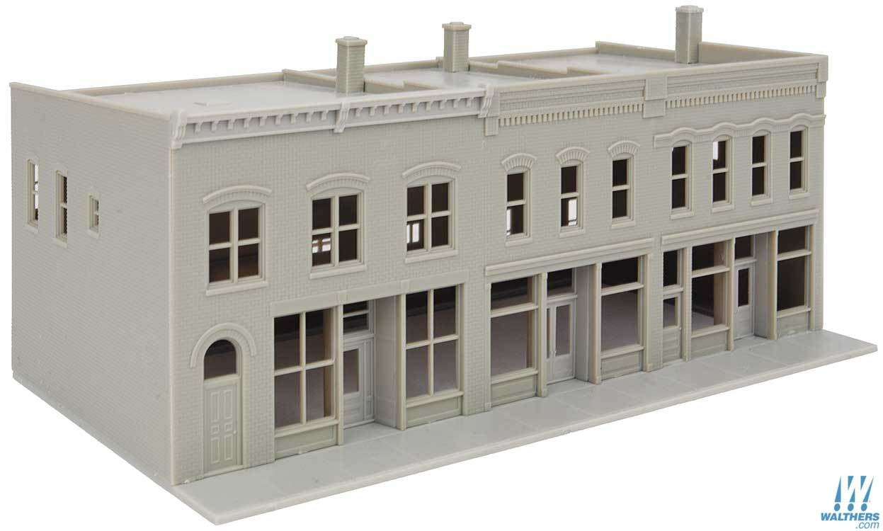 Walthers Cornerstone Merchants Row III Building Kit N Gauge WH933-3851