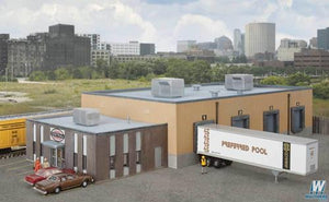 Walthers Cornerstone Central Beverage Distributors with Office Annex Building Kit N Gauge WH933-3861