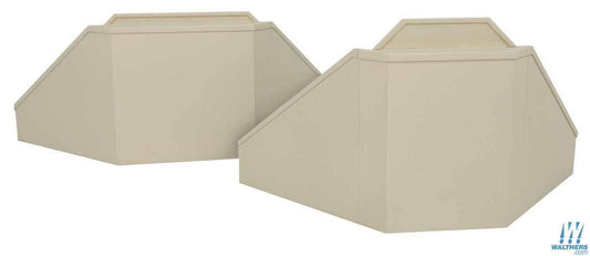 Walthers Cornerstone Bridge Abutment Building Kit (2pcs) N Gauge WH933-3881