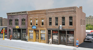 Walthers Cornerstone Merchants Row IV Building Kit HO Gauge WH933-4040