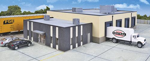 Walthers Cornerstone Central Beverage Distributors with Office Annex Building Kit HO Gauge WH933-4042