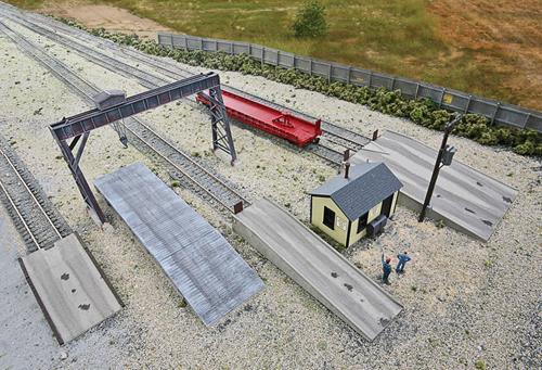 Walthers Cornerstone Piggyback Ramps Building Kit HO Gauge WH933-4048