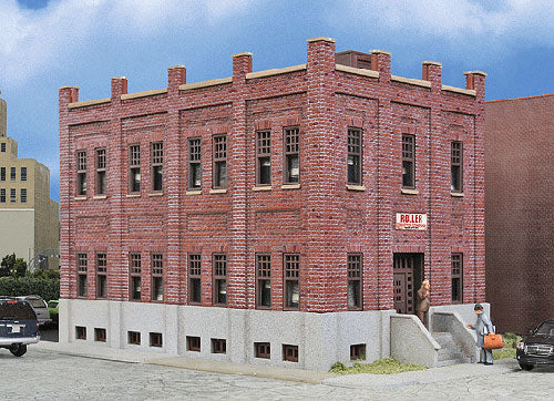 Walthers Cornerstone Brick Office Building Kit HO Gauge WH933-4050