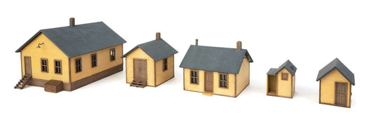 Walthers Cornerstone Vintage Trackside Structures (5) Kit HO Gauge 933-4060