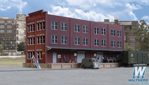 Walthers Cornerstone Trackside Post Office Building Kit HO Gauge WH933-4063