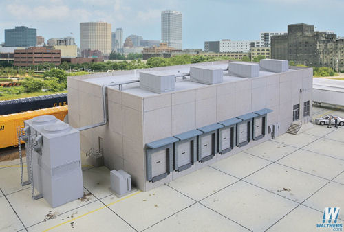 Walthers Cornerstone Modern Cold Storage Warehouse Building Kit HO Gauge WH933-4069